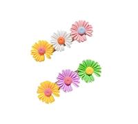 Clamp/Holder per capelli di fiore, squisito accessorio per capelli in plastica per ragazze, decorazione perfetta, ampia applicazione (tre colori misti)