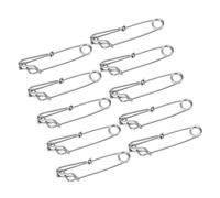 Clamp/Holder per Palangari in Acciaio Inossidabile Ad Alta Tensione Pratica Clamp/Holder per Tonno a Scatto per Pesca Forte 10 Pezzi