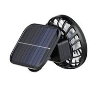 Clamp On Fan - ABS PVC, Solar Clip Fan, USB Rechargeable Cooler