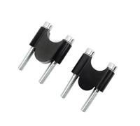 Clamp per manubrio 22mm 28mm 7/8" alluminio alluminio per R1200gs MT07 MT09 | Per with a Fits R1200gs MT07 MT09 con clip in lega alluminio 22mm-28mm per un fissaggio sicuro(22mm Silver)