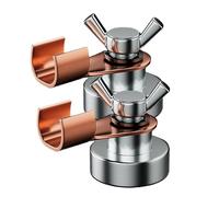 CLAMP SUPPORTO MAGNETICO - Strumento Connettore Magnetico A 2 Pc | Minore Di Saldatura Magnetica Pesante | Strumento Di Supporto Di Supporto Bene Per Allineamento In Metallo Sicuro E Configurazi