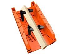 Clamping Miter Box Woodworking, Small Hand Saw Box, Adjustable Angle Woodworking Tool, 45 gradi Angolo regolabile, Multi Function Miter Saw Storage Box for Carvers, Carpenters and Woodworkers