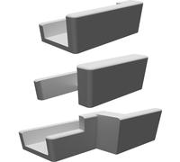 Clamps for Sony Bravia 65" 4K ViewSonic IFP6550 TV Alignment