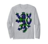 Clan Gordon Tartan Cognome Scozzese Scotland Pride Maglia a Manica