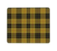 Clan Macleod Scottish Tartan Plaid Tappetini Mouse Soffice Mousemat Antiscivolo Tappetino per Mouse per Ufficio Computer Casa 25X30Cm