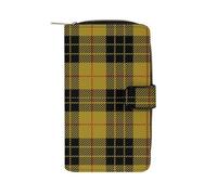 Clan Macleod scozzese tartan scozzese carino portafogli lunghi grande capacità portafoglio fibbia borsa frizione borsa per banconote contanti moneta carta chiave borsa, Stile:, 19.7x11x3.5cm, Per