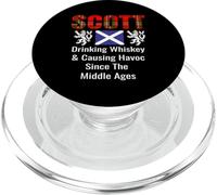Clan Scott Tartan Cognome scozzese Scotland Pride PopSockets PopGrip per MagSafe