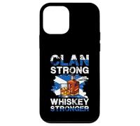 Clan Strong Whiskey Stronger Bottiglia Scottish Pride Custodia per iPhone 12 mini