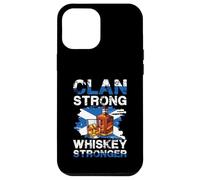 Clan Strong Whiskey Stronger Bottiglia Scottish Pride Custodia per iPhone 12 Pro Max