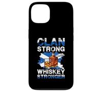 Clan Strong Whiskey Stronger Bottiglia Scottish Pride Custodia per iPhone 13