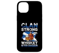 Clan Strong Whiskey Stronger Bottiglia Scottish Pride Custodia per iPhone 14 Plus
