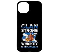 Clan Strong Whiskey Stronger Bottiglia Scottish Pride Custodia per iPhone 15 Plus