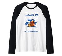 Clan Strong Whiskey Stronger Bottiglia Scottish Pride Maglia con Maniche Raglan