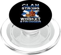 Clan Strong Whiskey Stronger Bottiglia Scottish Pride PopSockets PopGrip per MagSafe