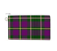 Clan Tartan - Semplice portamonete in tela, organizer compatto per tutti i