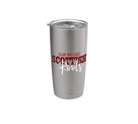 Clan Wallace Lowland Scottish Roots Genealogia Storia familiare Bicchiere termico in acciaio inox doppia parete