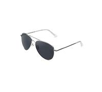 CLANDESTINE Pilot Occhiali, Argento-Cristallo Argento, Taglia unica Unisex Adulto