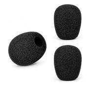 CLANMOU Copri microfono in schiuma per cuffie da gioco Razer Blackshark V2/V2 Pro/V2 X/Kaira Pro, filtro pop di ricambio per parabrezza nero, protegge il microfono delle cuffie, riduce il rumore per