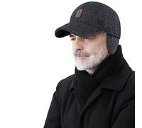 CLAPE Berretto da Baseball con Paraorecchie Cappellini Invernali Baseball Dad cap with Ear Flaps Warm Wool cap Cappellino Sportivo