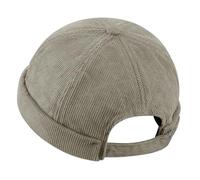 CLAPE Berretto Portuale Uomo Corduroy Docker cap Cappello Senza Visiera Estivo Berretto Docker Regolabile Retro Brimless Hat Classic Docker Leon Hat