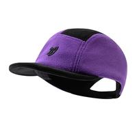 CLAPE Cappello da Baseball a Tesa Corta Unisex Regolabile Cappellino 5 Pannelli Invernale Berretto con Ricamo Viola