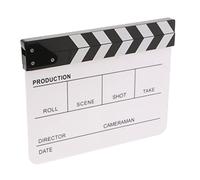 Clapper Board Director Video Scene Cut Action Prop Clap Bianco