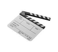 Clapper Board, Registi Crapboard Crapboard 11,8 * da 9,6 Pollici Film Clap Board con una Gomma per la Lavagna e Penna per Film TV Che Produce Film Film Clapboard (#2) (#1)