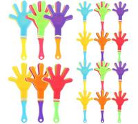 Clapper per Festa da 50 Pezzi in Plastica, Rumoroso | Accessori per Feste e Festival, Leggeri, per Applausi e Divertimento, Confezione da Cinquanta Pezzi