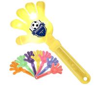 Clappers personalizzati con luci LED, maker di rumore per tifosi - 2 misure,24x11cm/28x13cm, 7 colori, 4 formati,1/5/8/10 unità, per eventi sportivi, concerti e raduni (Giallo)