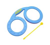 Clapping Drum Percussion Instrument Unique Glasses Shape Double Sided Hand Orff Musical Enduring Clapping Drum Orff Musical