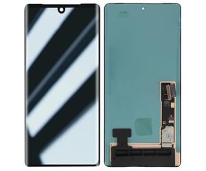 Clappio, Blocco completo per Google Pixel 7 Pro, schermo LCD e vetro touch, Nero