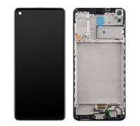 Clappio Blocco Completo per Samsung A21s Schermo LCD Vetro Touchscreen Nero