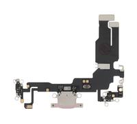 Clappio, Connettore ricarica per iPhone 15, porta USB-C + microfono, Rosa chiaro