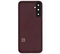 Clappio, Copribatteria per Galaxy A14 5G con Lente e Adesivo, Rosso