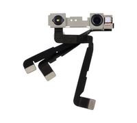 Clappio, Fotocamera Frontale iPhone 11 Pro Compatibile + Connettori, Nero