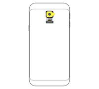 Clappio Fotocamera posteriore di ricambio per Samsung Galaxy J7 2017 con fascia di collegamento