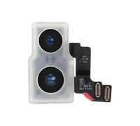 Clappio, Fotocamera Posteriore iPhone 12 Mini Compatibile + Connettori, Nero