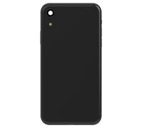 Clappio, Frame completo per iPhone XR cornice centrale e vetro posteriore, Nero