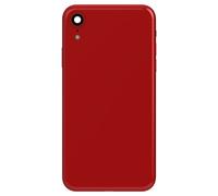 Clappio, Frame completo per iPhone XR cornice centrale e vetro posteriore, Rosso