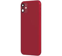 Clappio, Frame per iPhone 11 con vetro posteriore di ricambio, Rosso