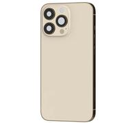 Clappio, Frame per iPhone 13 Pro Max con vetro posteriore di ricambio, Beige
