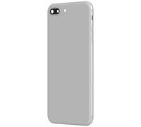 Clappio, Frame per iPhone 8 Plus con vetro posteriore di ricambio, Grigio chiaro