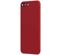 Clappio, Frame per iPhone 8 Plus con vetro posteriore di ricambio, Rosso