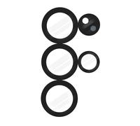 Clappio, Lente fotocamera posteriore per Galaxy S24 Ultra, Nero