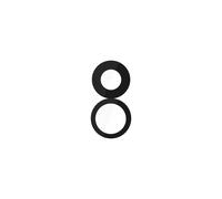 Clappio, Lente fotocamera posteriore per iPhone 11, Nero