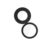 Clappio, Lente fotocamera posteriore per iPhone 12 e 12 Mini, 100% compatibile