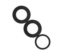 Clappio, Lente fotocamera posteriore per iPhone 15 Pro Max, 100% compatibile