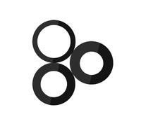 Clappio Lente fotocamera posteriore per iPhone 16 Pro e iPhone 16 Pro Max, Nero