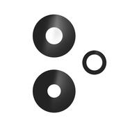 Clappio Lente fotocamera posteriore per Xiaomi Redmi Note 13 Pro, Nero