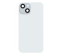 Clappio, Vetro posteriore completo per iPhone 15 Plus con , Blu pallido